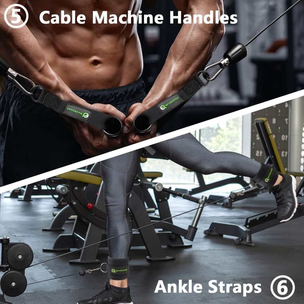 Cable Machine Attachment LAT Pulldown Attachments Cable Machine Accessories for Home Gym