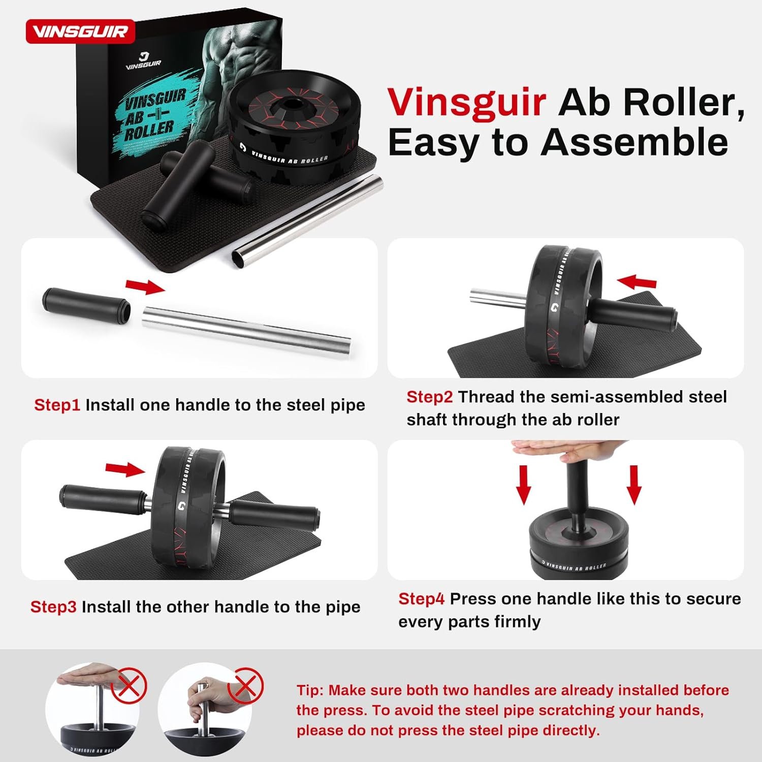 Vinsguir Ab Roller Wheel Review