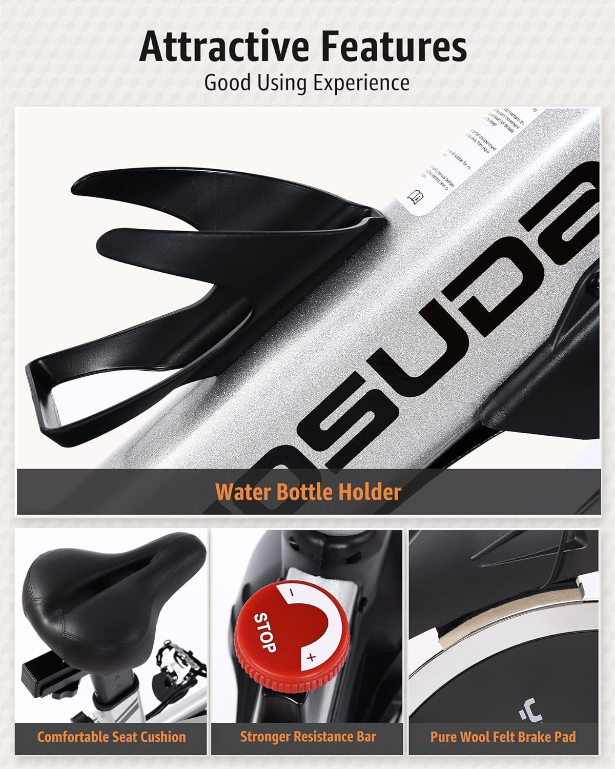 YOSUDA Indoor Cycling Bike Brake Pad Review